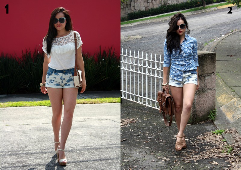 Same shorts, different outfit!